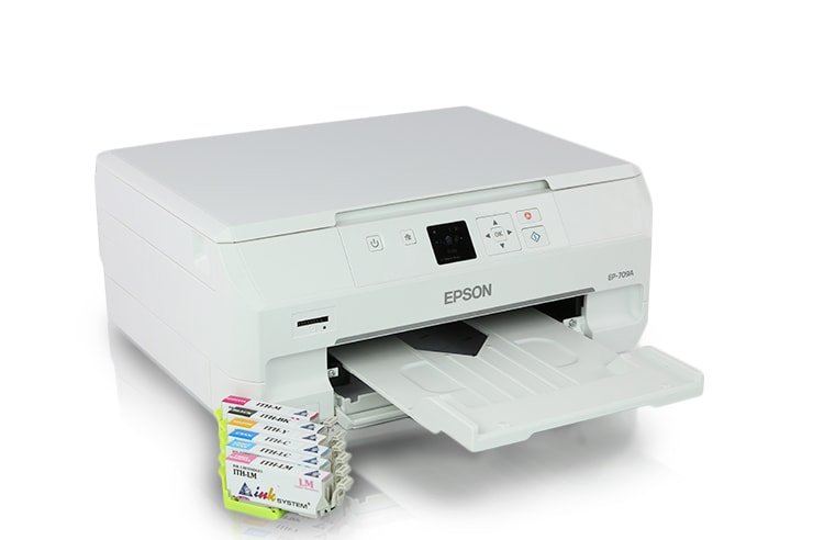 МФУ Epson Colorio EP-709A с картриджами INKSYSTEM купить по